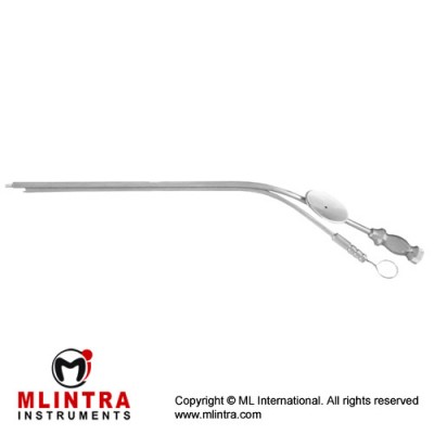 House Suction Tube With Finger Cutt Off Stainless Steel, Suction Diameter - Irrigation Diameter 0.9 mm Ø - 0.7 mm Ø